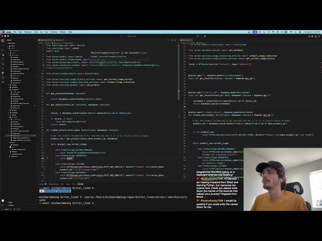 Backend Programming - Python + FastAPI, Pydantic, SQLAlchemy (PostgreSQL)  | 09-22-2026