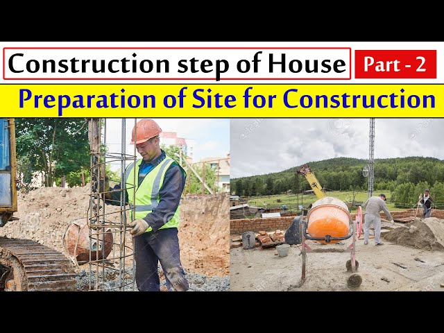 Construction Steps of House | Part - 2 | Preparation of Site for House