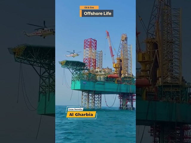Offshore Life - Al Gharbia #jackup  #oilandgas #offshore #uae