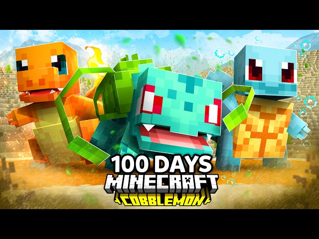 I Spent 100 Days in Cobblemons BIGGEST MODPACK VS. my Rival! (Duos Cobblemon)