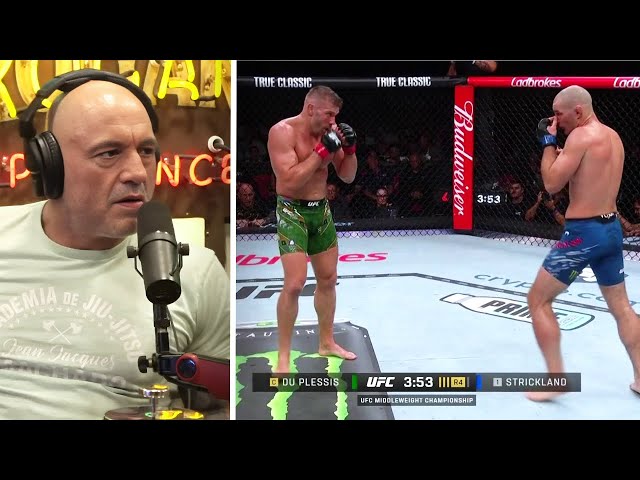 Joe Rogan Watches Du Plessis vs Strickland 2