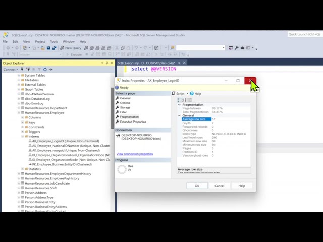How to Reindex a SQL Database using MS SQL Server