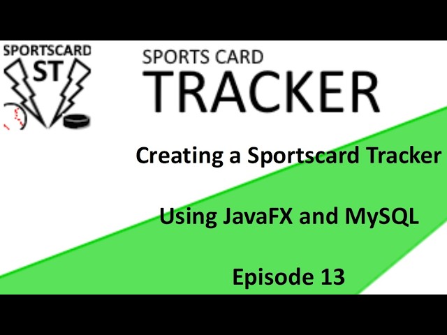 Sports Card Tracker Episode 13