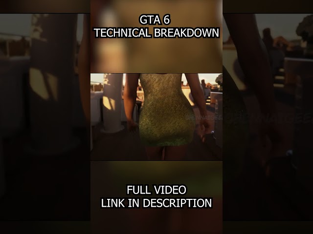 GTA 6 Trailer Breakdown - எப்படி பண்ணாங்க? Jiggle Physics - Tamil Breakdown #shorts