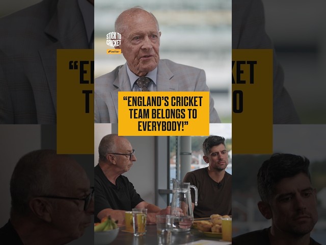 A strong few words from Sir Geoffrey on next year's Ashes venues. 🤝