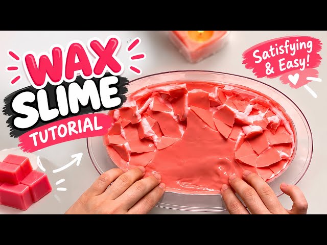 HOW TO MAKE WAX SLIME 🕯️✨ | Easy & Satisfying DIY Slime Tutorial