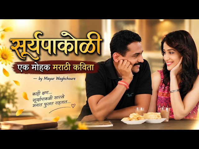 सूर्यपाकळी 🌅 | एक प्रेमळ मराठी कविता | Original Poetry by Mayur Waghchoure
