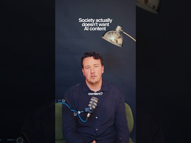 Does society actually want AI content?
