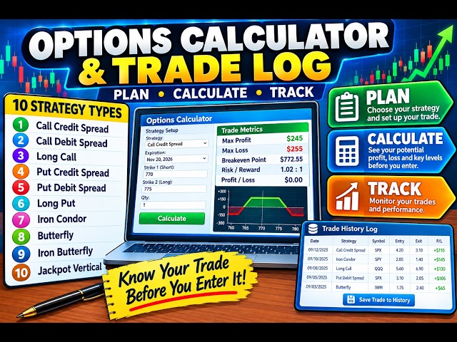 Options Calculator & Trade Log