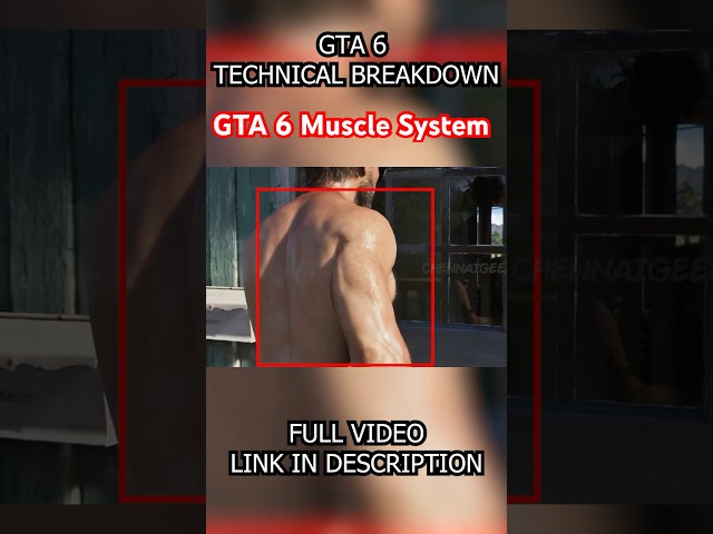 GTA 6 Trailer Breakdown - எப்படி பண்ணாங்க? Muscle Mechanics - Tamil Breakdown #shorts