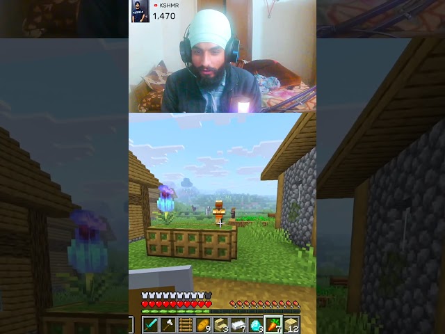 Unexpected Situation In Minecraft #Shorts #youtube #minecraft