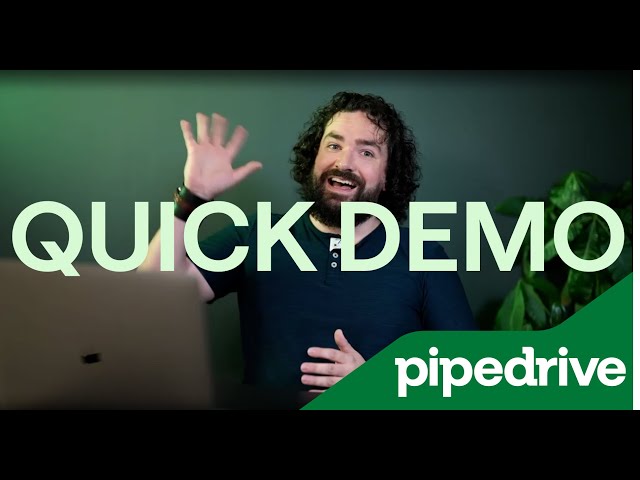A Quick Demo of Pipedrive CRM 🏁 🏎️
