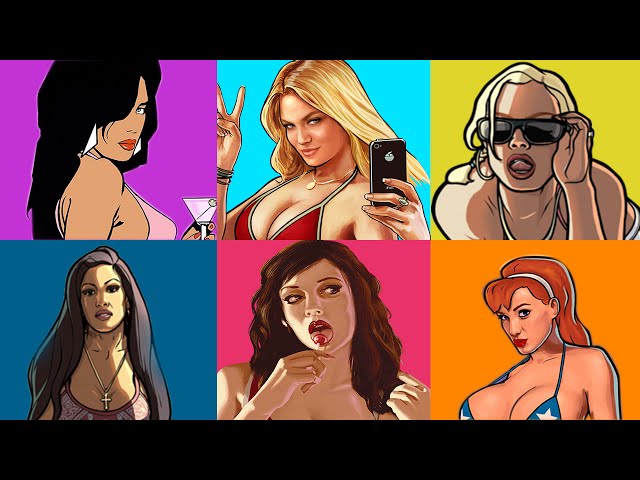 FEMALE PROTAGONISTS IN THE GRAND THEFT AUTO SERIES!