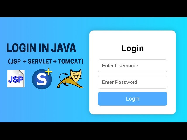 How to Create Simple Login Page in Java (Jsp + Servlet + Tomcat)