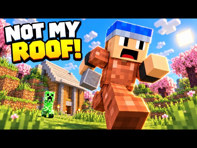Can I Build ONE Roof in Peace? | Minecraft S8 Ep. 3.5