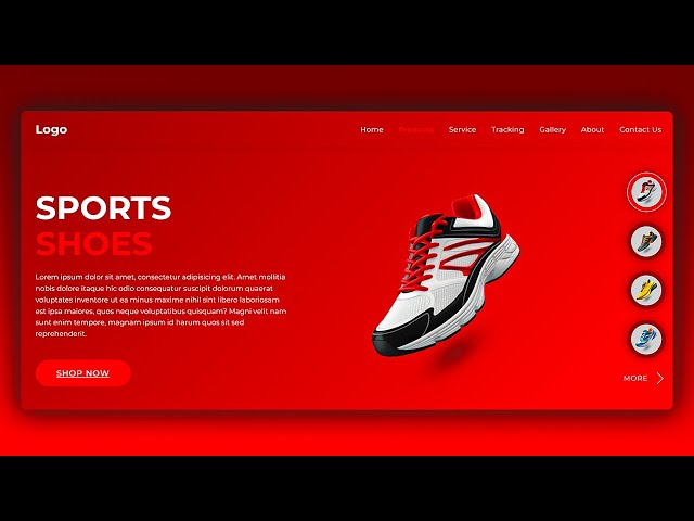 Build a Shoes Website with HTML, CSS & JavaScript | Full Project Tutorial for Beginners [2025] #js