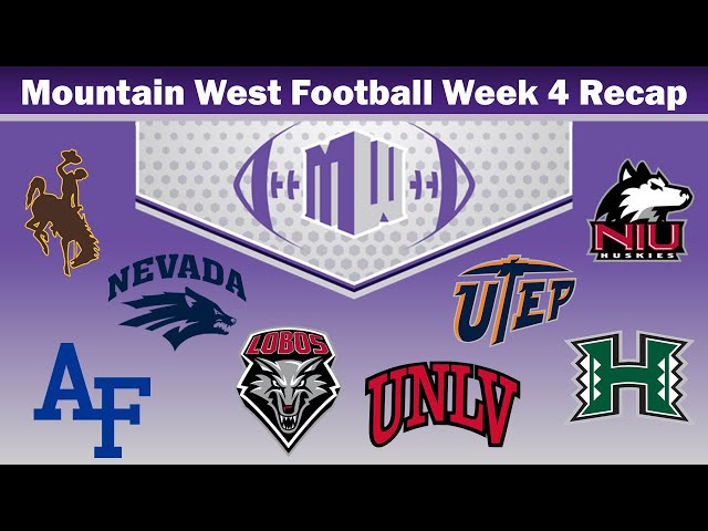 Mountain West Football Week 4 Recap - College Football 2026