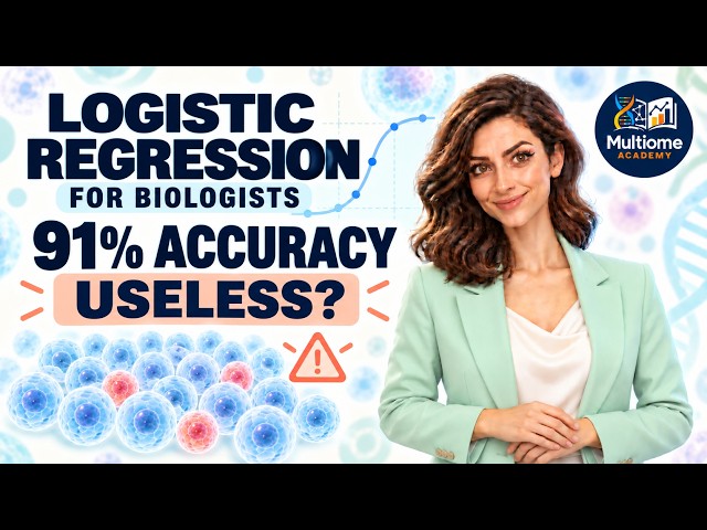 Logistic Regression Explained for Biologists (Why 91% Accuracy Can Be a Useless Result)