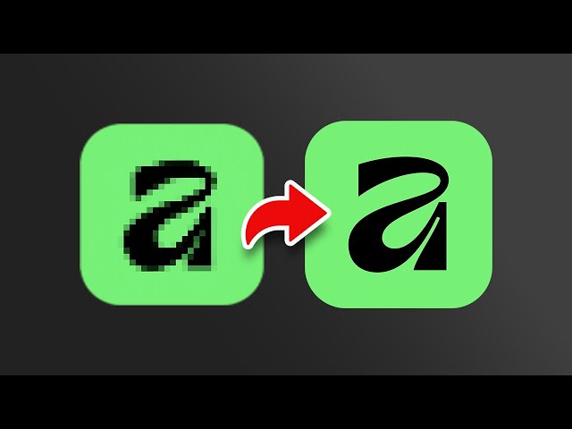 Make Pixelated Images Sharp – Beginner’s Guide to Vector Tracing in Affinity