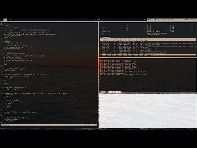 zero to window - wayland client