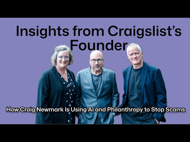 How Craig Newmark Is Using AI and Philanthropy to Stop Scams