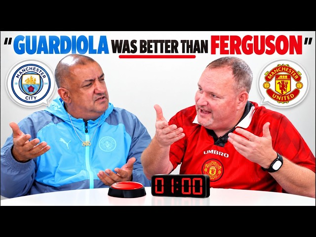1 minute to State Your Case...(Man Utd vs Man City)
