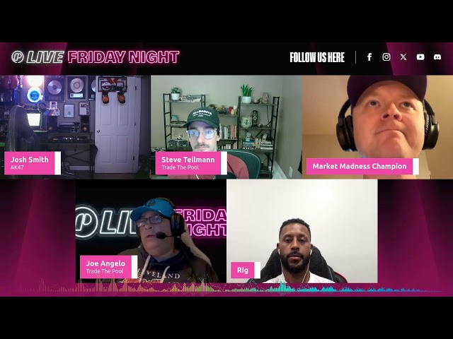 Trader Friday Night Live Hangout: Stories, Insights, Strategies and Confessions! Guest Cesar Riggs!