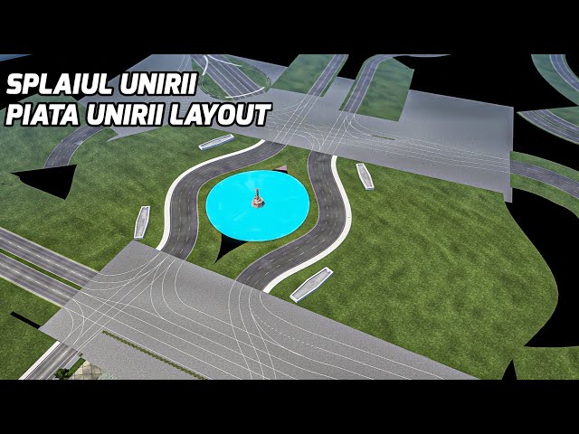Bucharest Rebuild Editor Timelapse #3: Signs, Splaiul Unirii, Piața Unirii layout