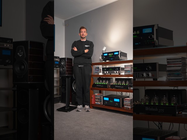 We picked up a complete McIntosh and Sonus faber system #audiocostruzioni