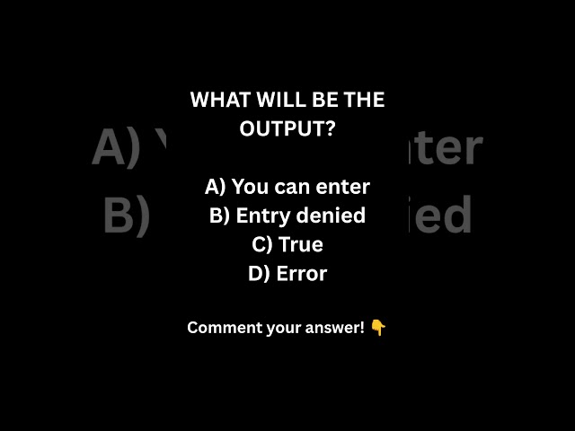 Two Conditions. One Answer. Can You Crack Python and? 🐍🧠 | Part 1