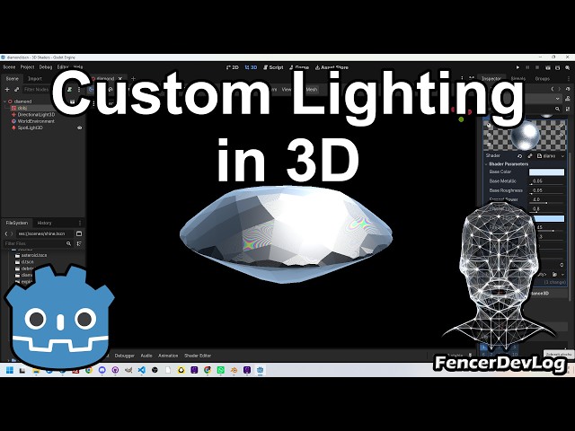 Godot 4: Custom lighting in 3D (tutorial)
