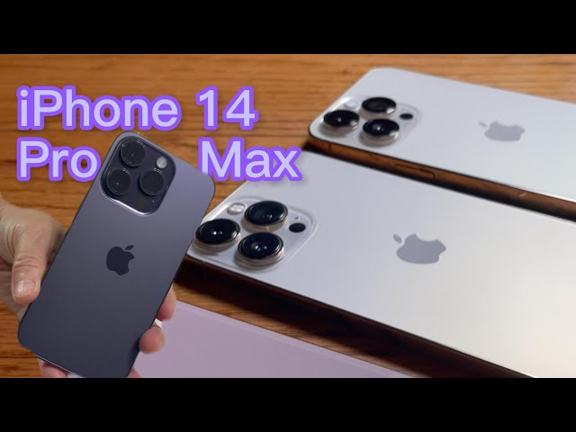 UNBOXING iPhone 14 Pro Max Purple and Gold @Apple Store [ EN SUB ]