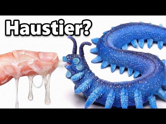 Ich habe einen Haustier-Alien-Wurm bekommen... (spuckt Schleim)
