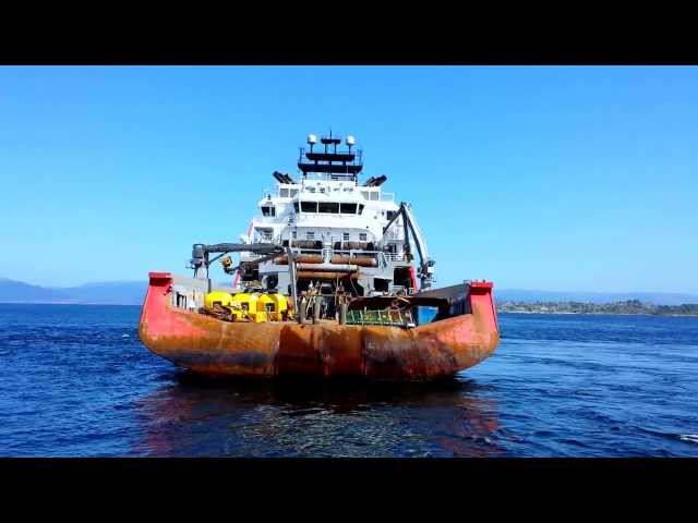 KL Sandefjord Departing Mongstad