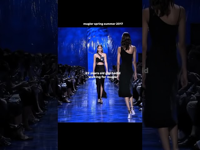 2 supermodel on same runway |#yasminwijnaldum #gigihadid #models #runway