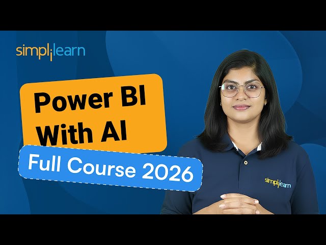 Power BI Full Course 2026 [FREE] | Power BI Tutorial For Beginners | Power BI Training | Simplilearn