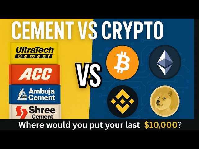 Cement vs Crypto: Where Would You Put Your Last $10,000? 💰🧱🪙