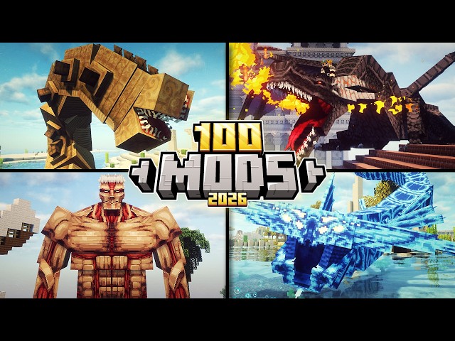 100 AMAZING Minecraft Mods You Need in 2026!