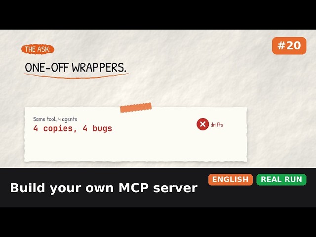 #20 · Build Your Own MCP Server | Agentic AI Course