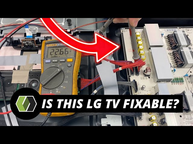 Can We Fix this LG OLED TV? How to Diagnose Your TV Before Ordering Parts!