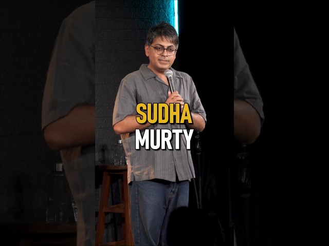 Sudha Murthy| Stand-up Comedy by Abijit Ganguly #shorts #standupcomedy #sudhamurthy
