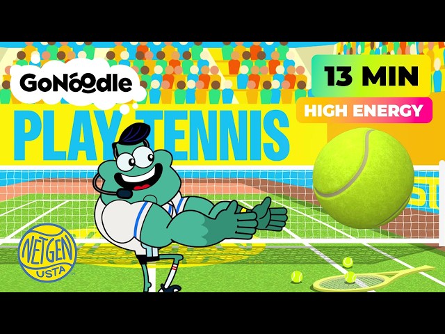 Net Generation x GoNoodle: Ready, Set, Rally! | Exercises for Kids | GoNoodle