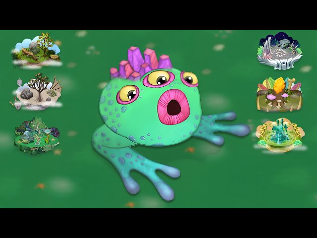 Fwog - All Monster Sounds & Animations (My Singing Monsters)