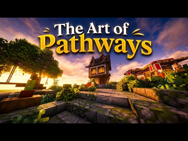 The Art of Pathways || How to Build Better Paths in Minecraft