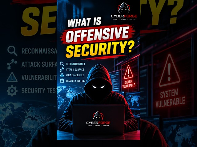 What is Offensive Security? | Cybersecurity in Telugu 🔥 #Shorts