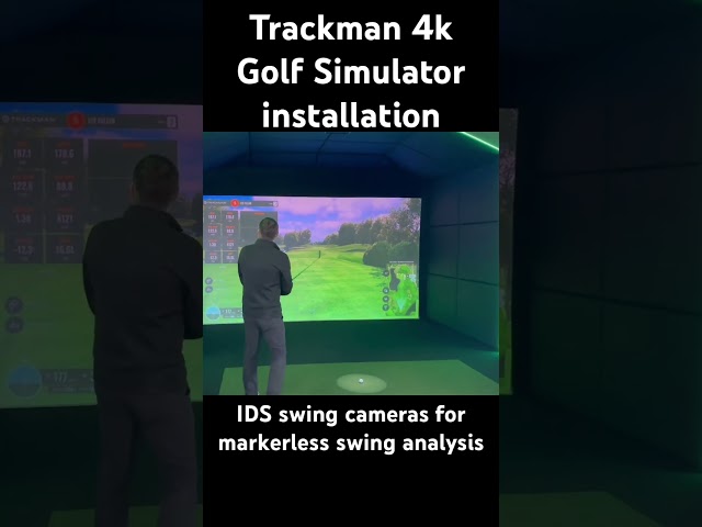 Trackman 4k Golf Simulator Installation -  #golftech #golfsimulator #golf #trackmangolf #luxurylife