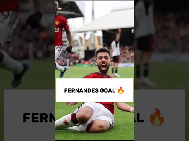 Bruno Fernandes last minute goal vs Fulham | saves Ten Hag job | #manchesterunited