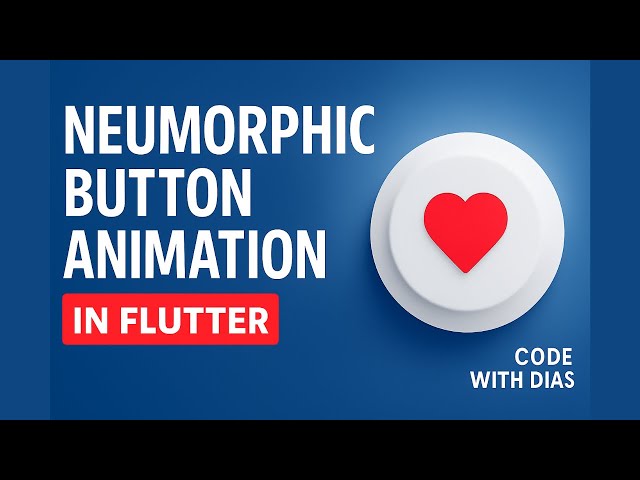 Neumorphic Button Animation in Flutter | Smooth UI Design Tutorial