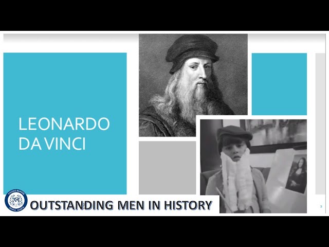 A TRIBUTE TO OUTSTANDING MEN- Leonardo Da Vinci