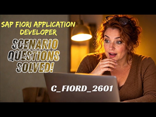 C_FIORD Scenario Questions | SAP Fiori Application Developer